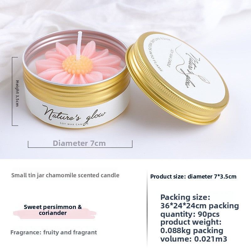 Handmade Wax Scented Candle For Home Decor, Crafted With Natural Wax For A Soothing Aroma
