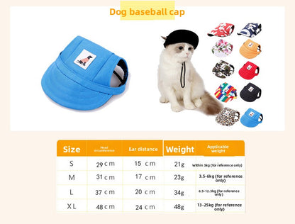 Summer Canvas Pet Hat For Dogs And Cats, Lightweight And Breathable Design