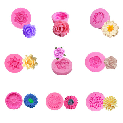 Silica Gel Bakeware Flower Cake Mold For Baking, Durable And Flexible, Perfect For Creative Cake Designs