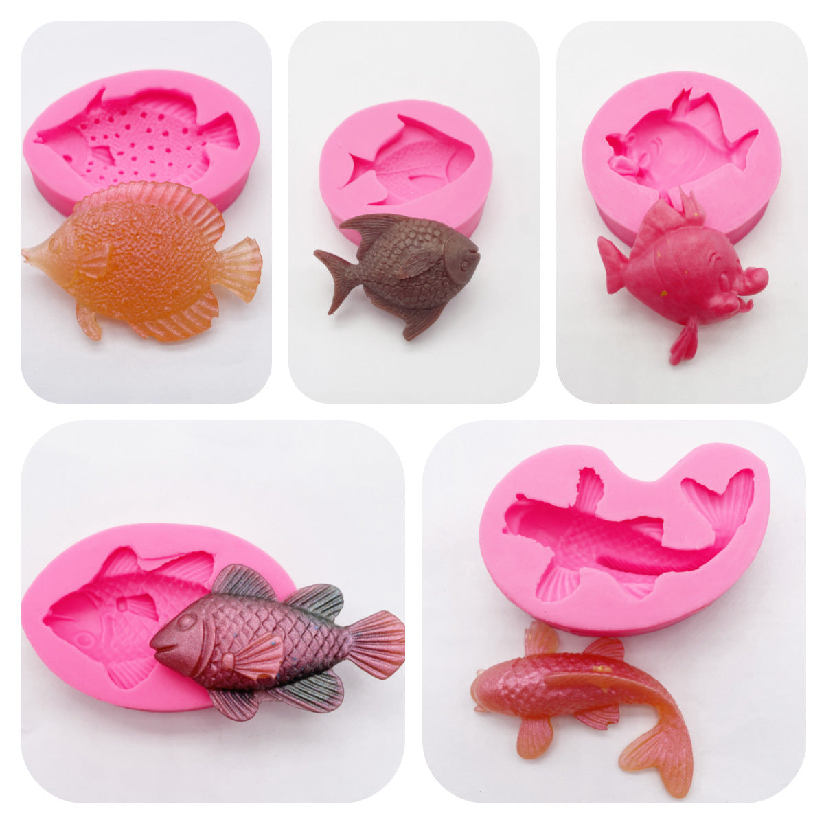 Animal Pattern Silica Gel Bakeware Cake Mold For Baking And Kitchen Use