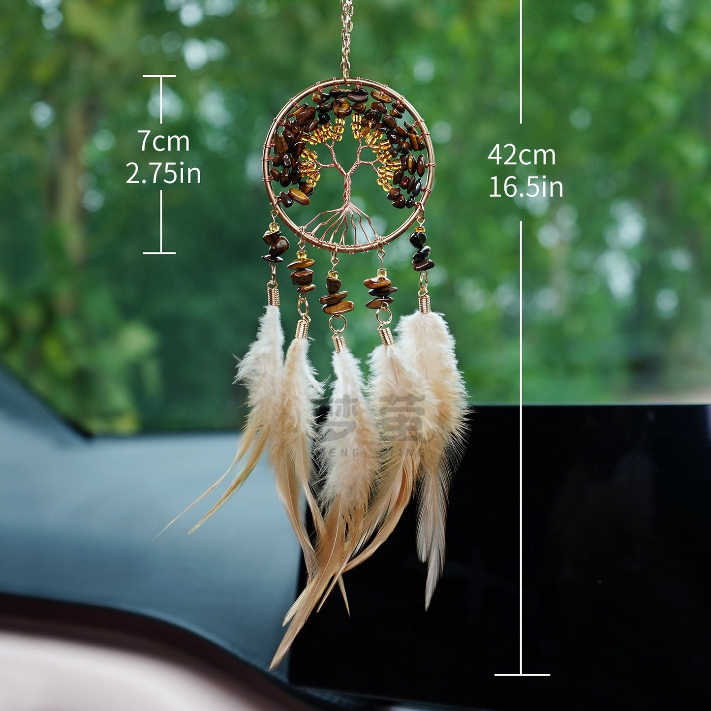 Life Tree Car Hanging Accessory Made Of Durable Iron For Vehicle Decoration