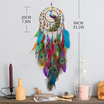 Peacock Wind Chime Featuring Elegant Design And Soothing Sounds For Outdoor And Indoor Decoration