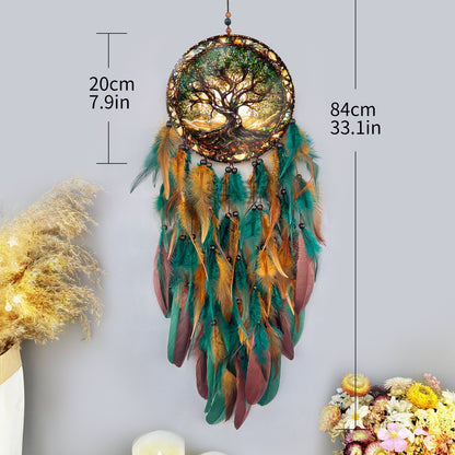 Acrylic Dreamcatcher Wind Chime Featuring Elegant Design For Home Decoration