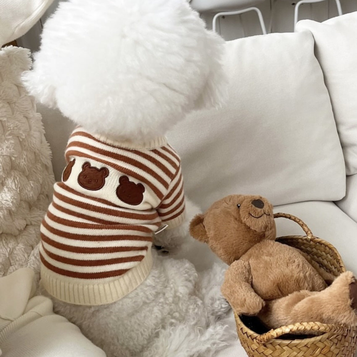 Cozy Knit Pet Clothing For Dogs, Perfect For Autumn And Winter Seasons