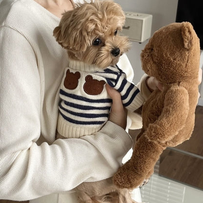 Cozy Knit Pet Clothing For Dogs, Perfect For Autumn And Winter Seasons
