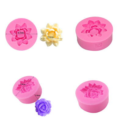Silica Gel Bakeware Flower Cake Mold For Baking, Durable And Flexible, Perfect For Creative Cake Designs