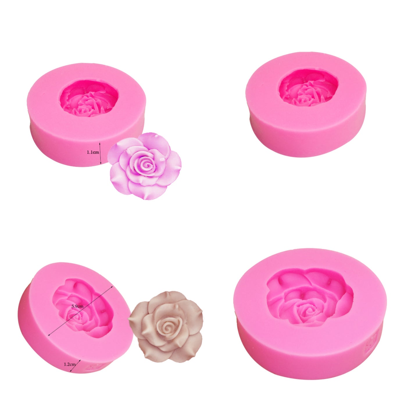 Silica Gel Bakeware Flower Cake Mold For Baking, Durable And Flexible, Perfect For Creative Cake Designs