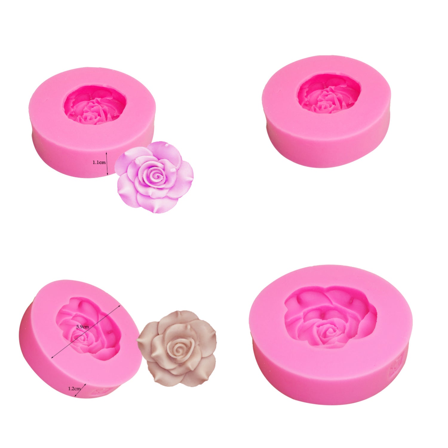 Silica Gel Bakeware Flower Cake Mold For Baking, Durable And Flexible, Perfect For Creative Cake Designs