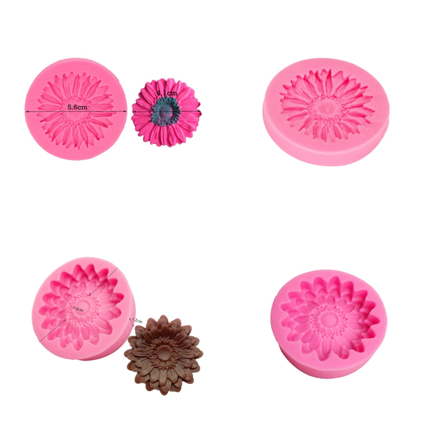 Silica Gel Bakeware Flower Cake Mold For Baking, Durable And Flexible, Perfect For Creative Cake Designs
