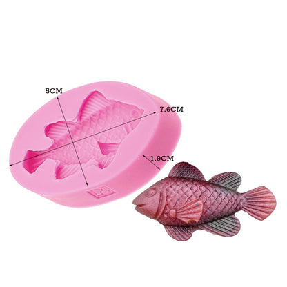 Animal Pattern Silica Gel Bakeware Cake Mold For Baking And Kitchen Use