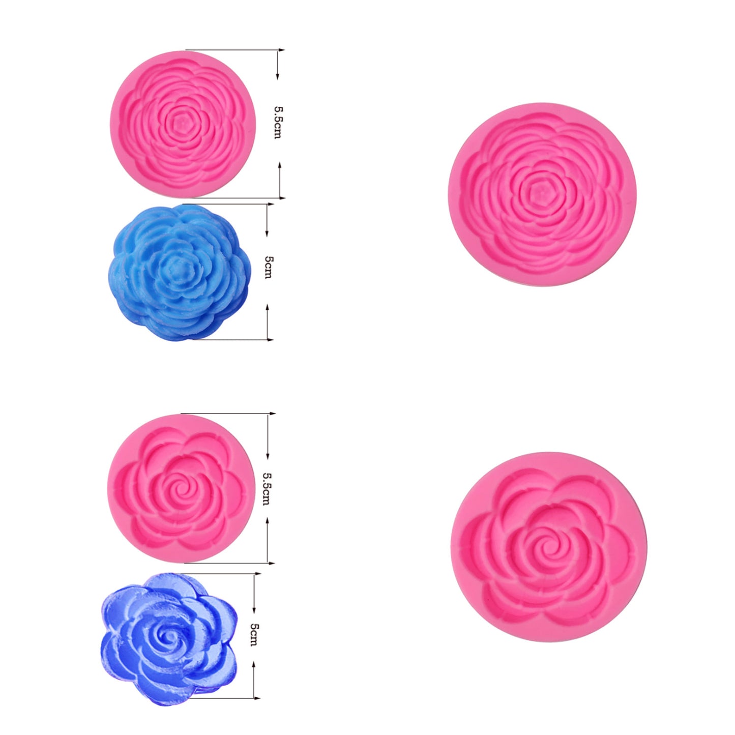 Silica Gel Bakeware Flower Cake Mold For Baking, Durable And Flexible, Perfect For Creative Cake Designs