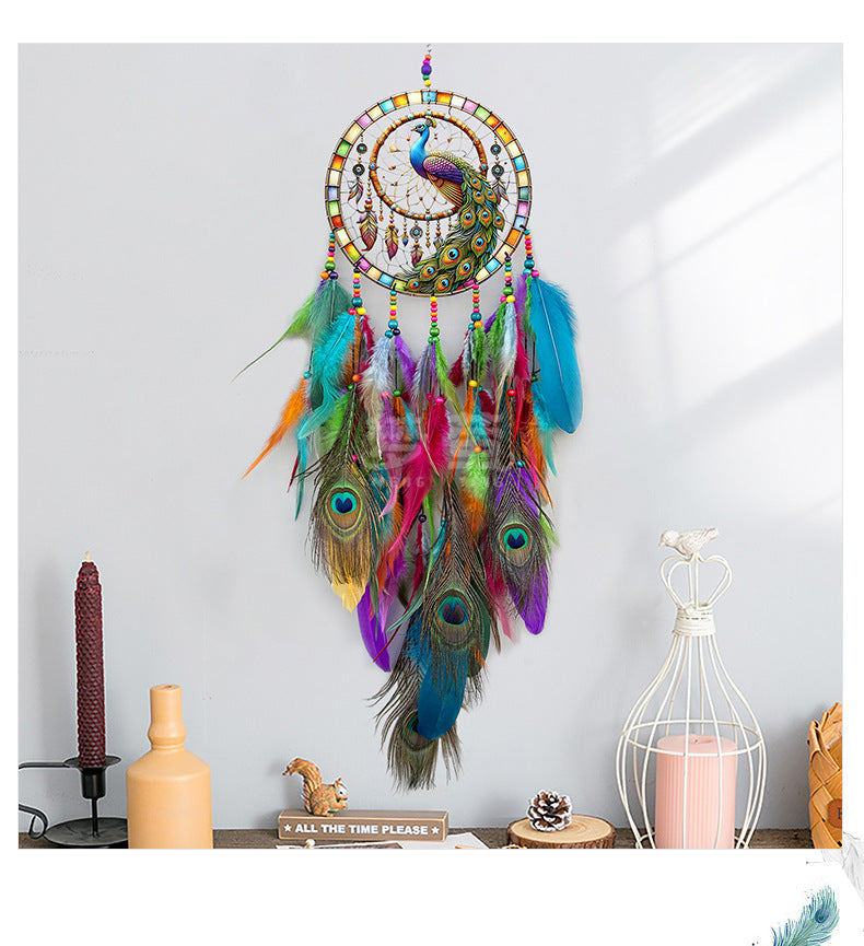 Peacock Wind Chime Featuring Elegant Design And Soothing Sounds For Outdoor And Indoor Decoration