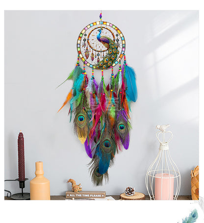 Peacock Wind Chime Featuring Elegant Design And Soothing Sounds For Outdoor And Indoor Decoration