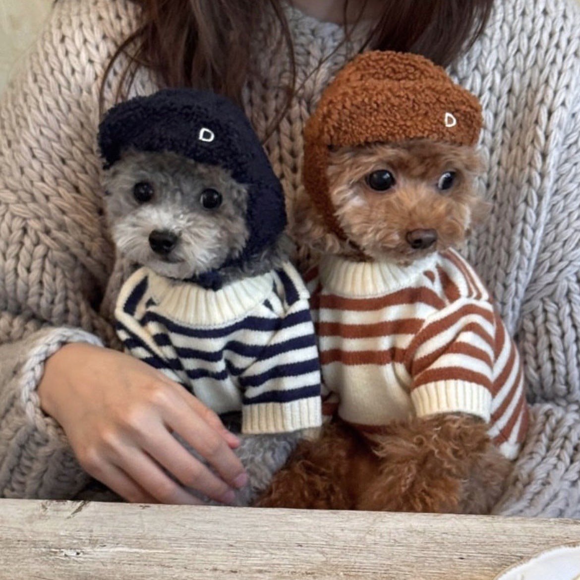 Cozy Knit Pet Clothing For Dogs, Perfect For Autumn And Winter Seasons