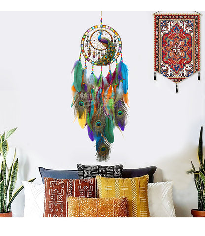 Peacock Wind Chime Featuring Elegant Design And Soothing Sounds For Outdoor And Indoor Decoration