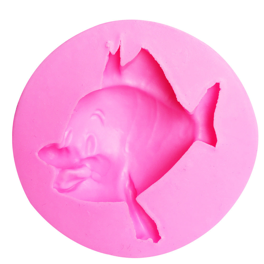 Animal Pattern Silica Gel Bakeware Cake Mold For Baking And Kitchen Use
