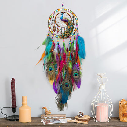 Peacock Wind Chime Featuring Elegant Design And Soothing Sounds For Outdoor And Indoor Decoration