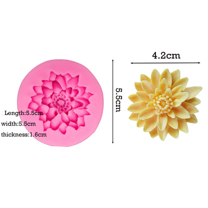 Silica Gel Bakeware Flower Cake Mold For Baking, Durable And Flexible, Perfect For Creative Cake Designs