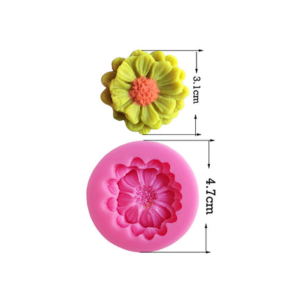 Silica Gel Bakeware Flower Cake Mold For Baking, Durable And Flexible, Perfect For Creative Cake Designs