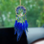 Glass Car Hanger-Sapphire Blue