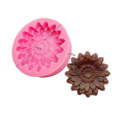 Silica Gel Bakeware Flower Cake Mold For Baking, Durable And Flexible, Perfect For Creative Cake Designs