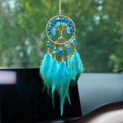 Glass Car Hanger-Lake Blue