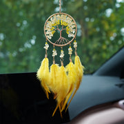 Glass Car Hanger-Yellow