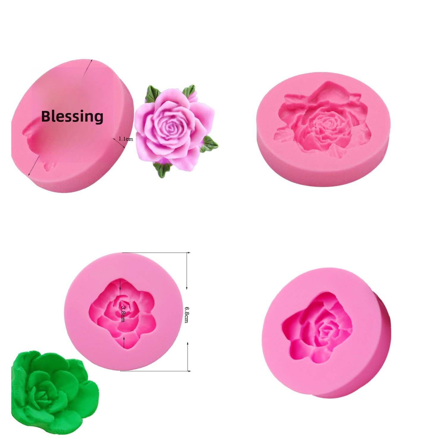 Silica Gel Bakeware Flower Cake Mold For Baking, Durable And Flexible, Perfect For Creative Cake Designs