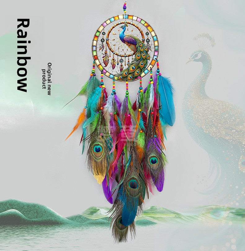 Peacock Wind Chime Featuring Elegant Design And Soothing Sounds For Outdoor And Indoor Decoration