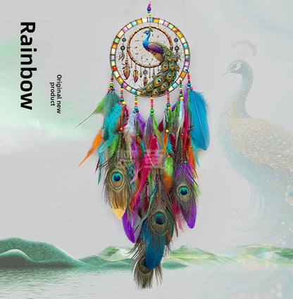 Peacock Wind Chime Featuring Elegant Design And Soothing Sounds For Outdoor And Indoor Decoration