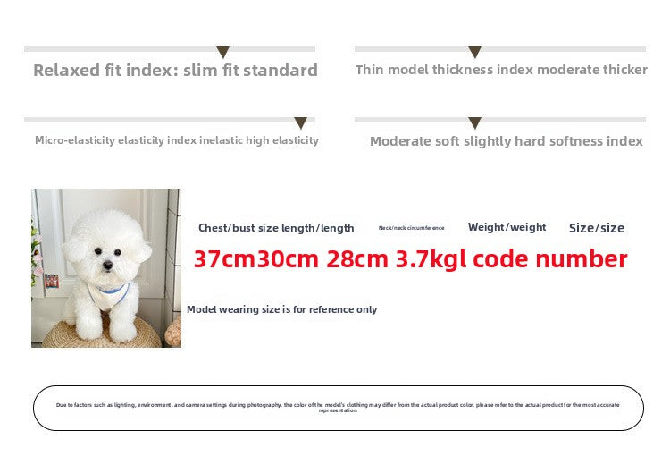 Cotton Pet Clothing For Dogs, Comfortable And Breathable Dog Apparel