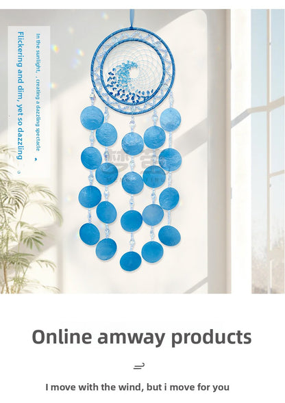 Shell Wind Chime For Home Decor, Featuring Natural Shell Material For A Soothing Sound