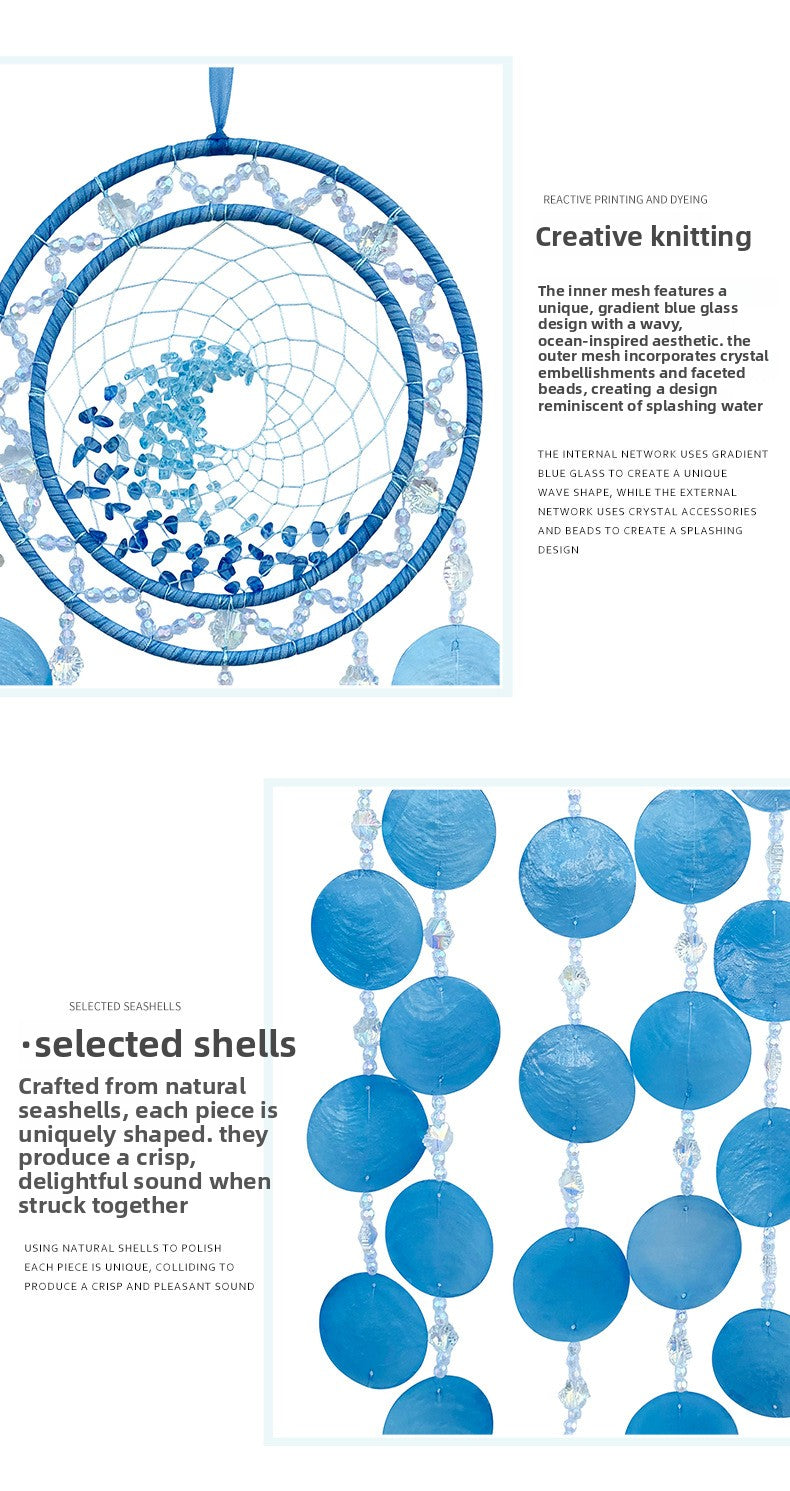 Shell Wind Chime For Home Decor, Featuring Natural Shell Material For A Soothing Sound