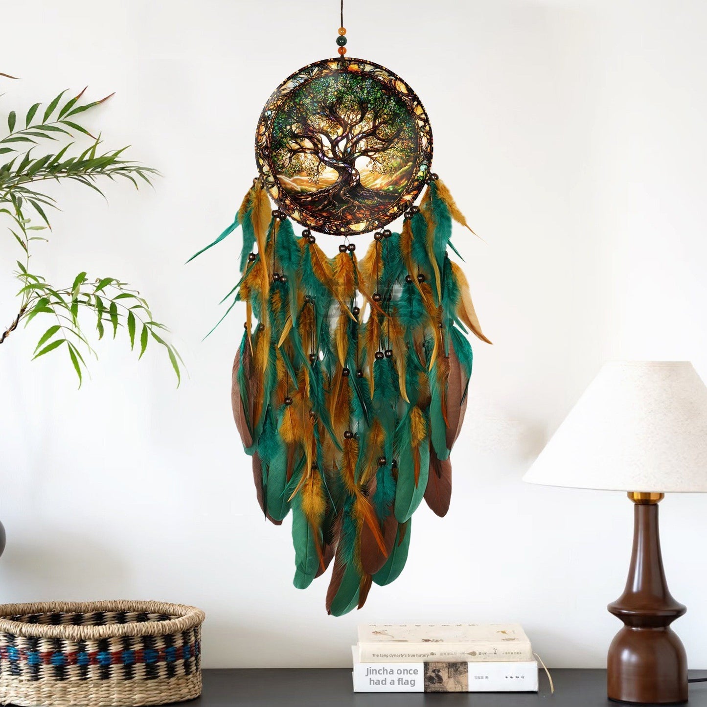 Acrylic Dreamcatcher Wind Chime Featuring Elegant Design For Home Decoration