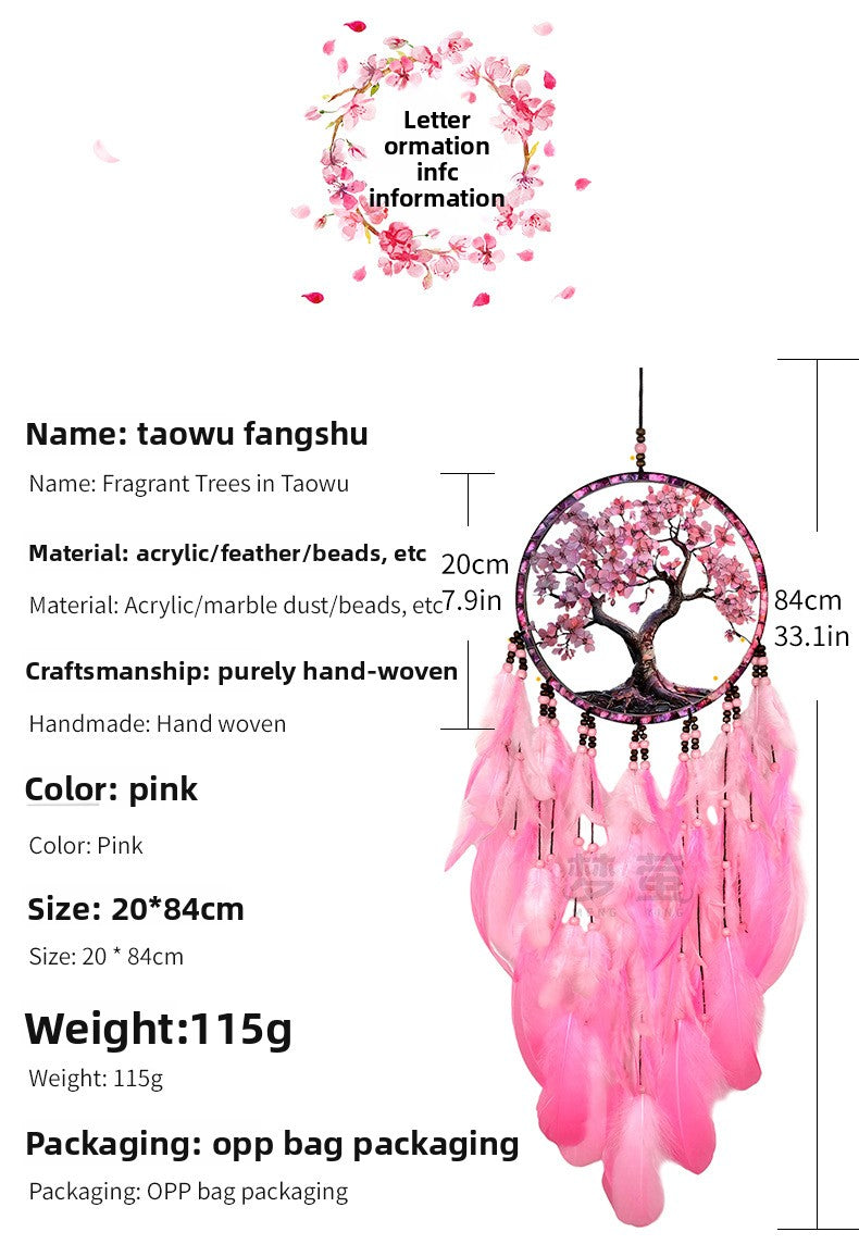 Dreamcatcher Wind Chime For Home Decoration, Featuring Elegant Design And Soothing Sounds