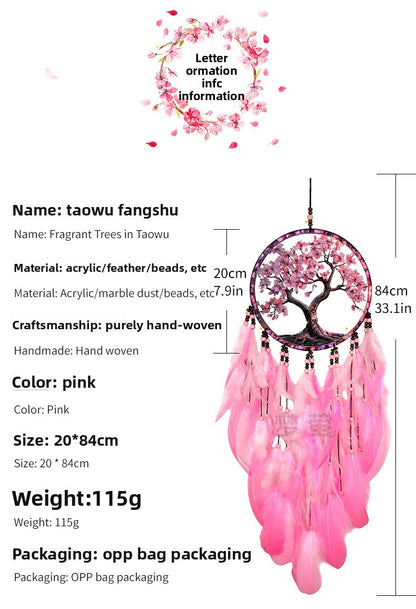 Dreamcatcher Wind Chime For Home Decoration, Featuring Elegant Design And Soothing Sounds