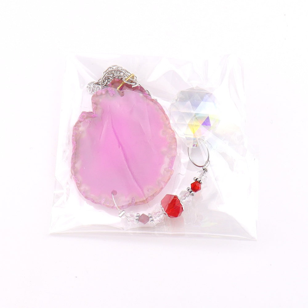 Agate Wind Chime Hanging Decoration In Colour, Elegant Home Ornament