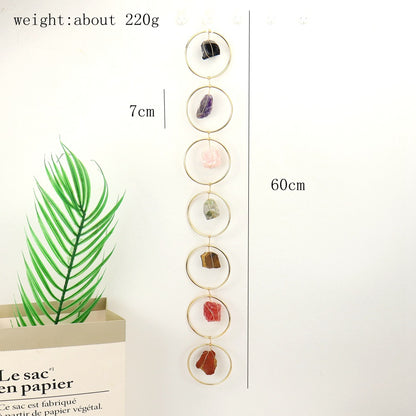 Life Tree Pendant Featuring Agate Stone, Elegant Hanging Decoration
