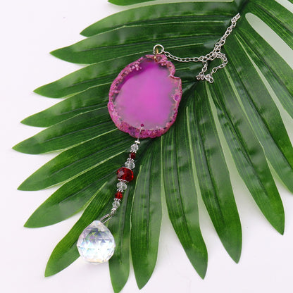 Agate Wind Chime Hanging Decoration In Colour, Elegant Home Ornament
