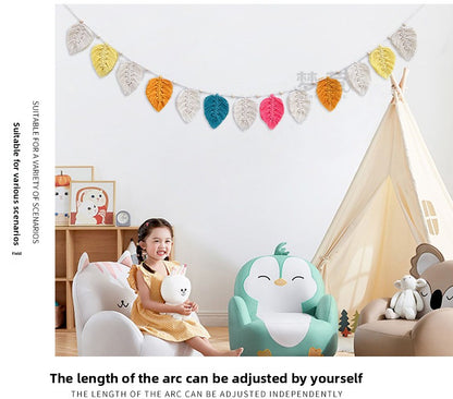 Cotton Leaves Wall Hanging Decor For Elegant Home Decoration