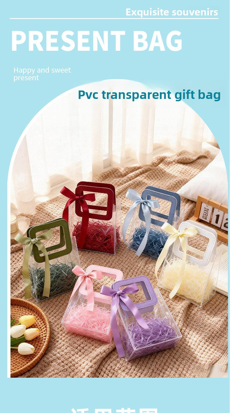 Birthday PVC Gift Bags For Party Supplies And Gift Wrapping, Durable And Stylish