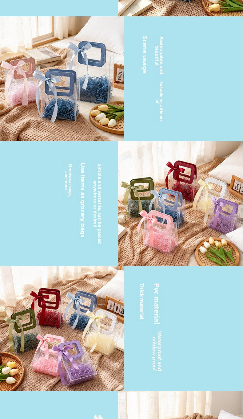 Birthday PVC Gift Bags For Party Supplies And Gift Wrapping, Durable And Stylish