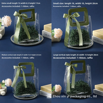 Birthday PVC Gift Bags For Party Supplies And Gift Wrapping, Durable And Stylish