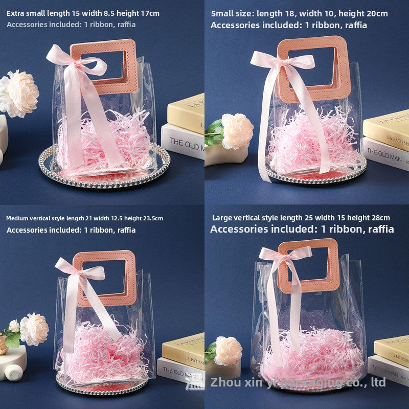 Birthday PVC Gift Bags For Party Supplies And Gift Wrapping, Durable And Stylish