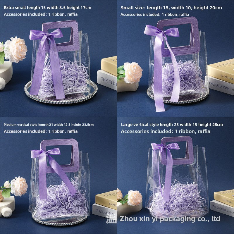 Birthday PVC Gift Bags For Party Supplies And Gift Wrapping, Durable And Stylish