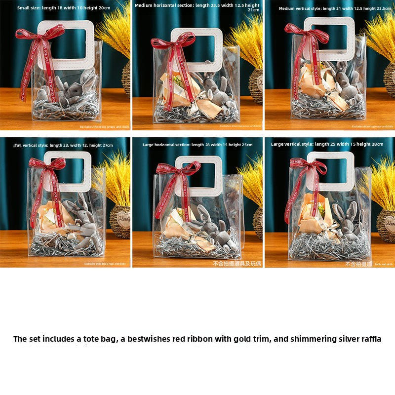 Birthday PVC Gift Bags For Party Supplies And Gift Wrapping, Durable And Stylish