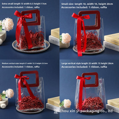 Birthday PVC Gift Bags For Party Supplies And Gift Wrapping, Durable And Stylish