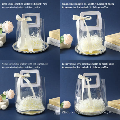 Birthday PVC Gift Bags For Party Supplies And Gift Wrapping, Durable And Stylish
