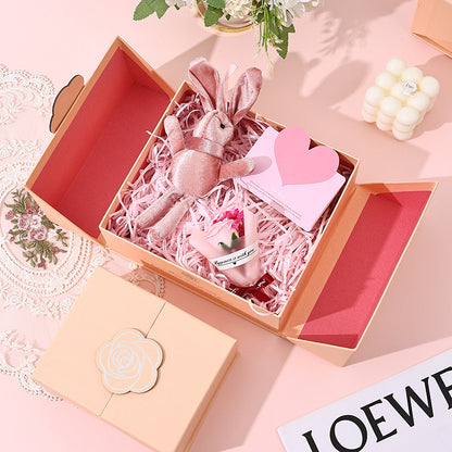Valentine's Day Paper Gift Box Perfect For Special Occasions And Thoughtful Presents