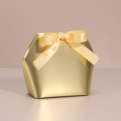 White Paper Gift Wrapping Supplies Paper Bag For Wedding Party With Elegant Wedding Style